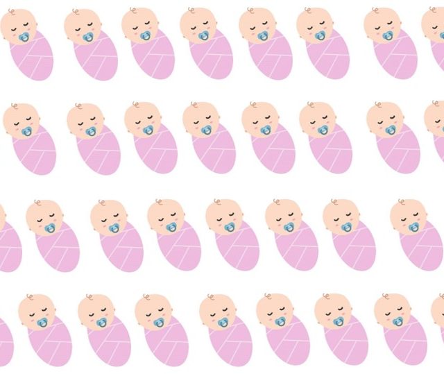 graphic of 57 babies